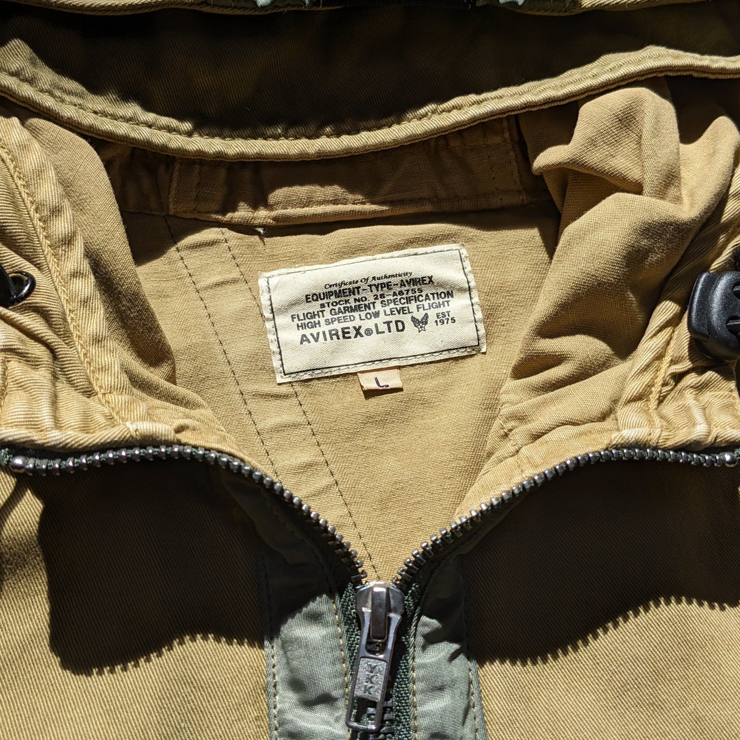 Avirex / "No More War" Flight Jacket / L