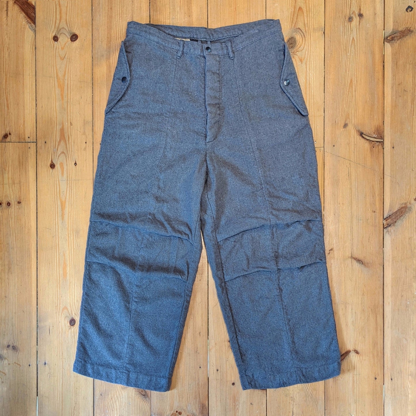 Talking About The Abstraction / Wool Parachute Pants / W36