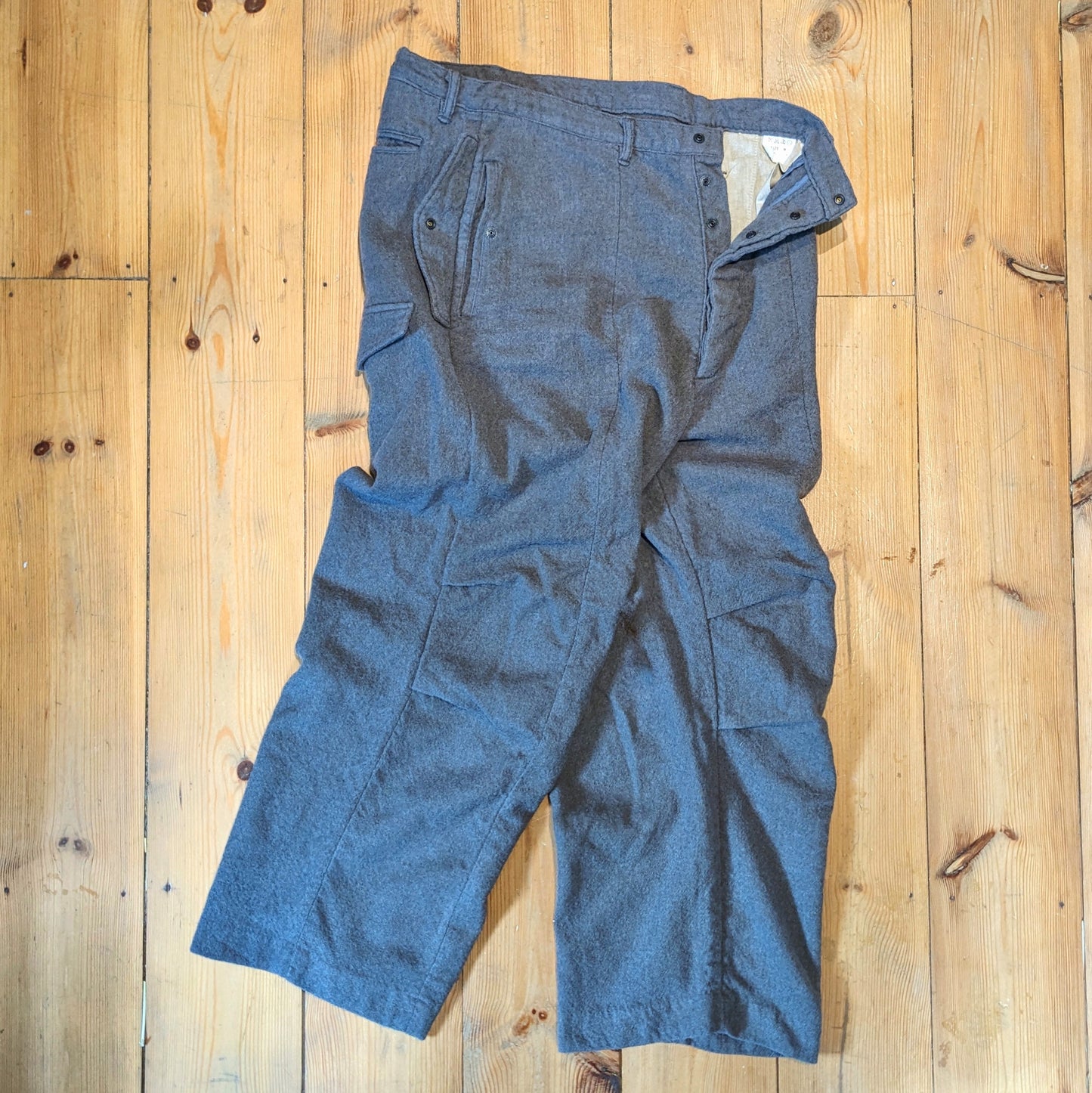 Talking About The Abstraction / Wool Parachute Pants / W36