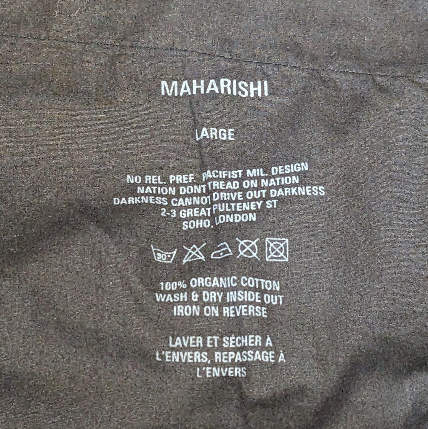 Maharishi / Organic Cotton Sno Pants / L