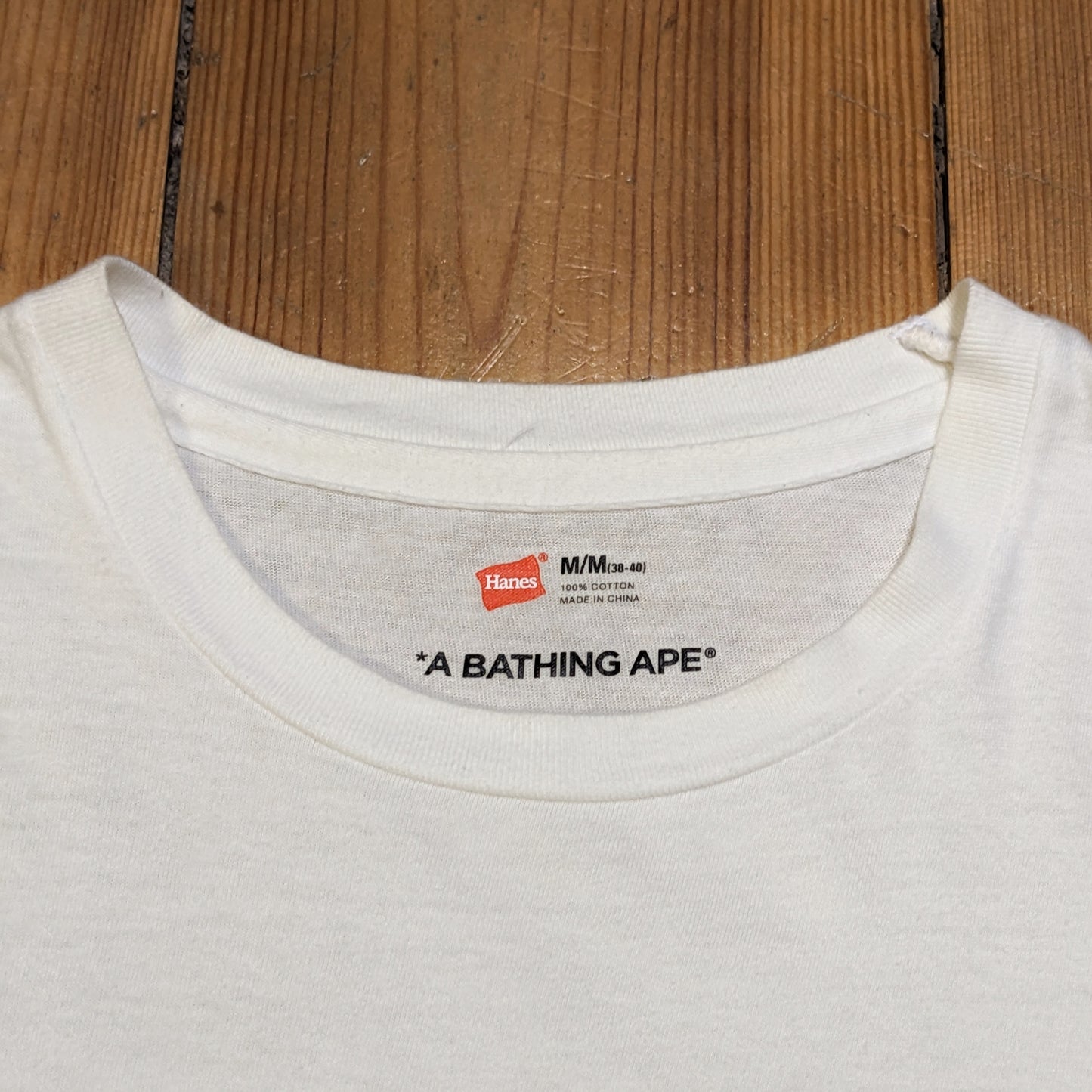 Bape x Hanes / Simple Tee / M